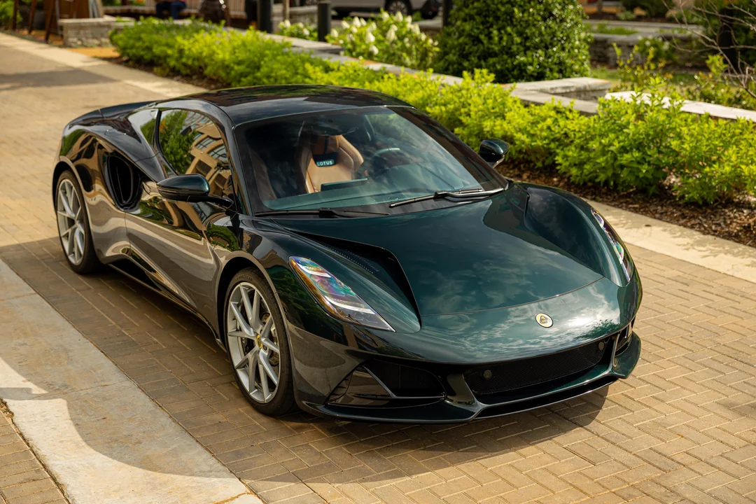 Lotus Emira, front three-quarter